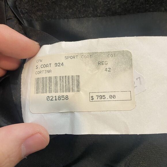 Cashmere Blazer  Mens Size 42 Reg lanificio fratelli bacci‎ firenze Pure Cortina - Picture 10 of 16